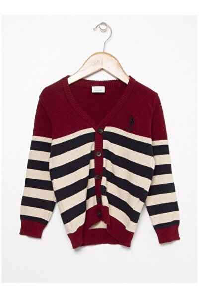 U.S. Polo Assn. Crveni kardigan za dečaka
