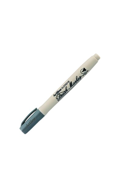 artline Supreme Brush Marker Esnek Fırça Uçlu Kalem Gri