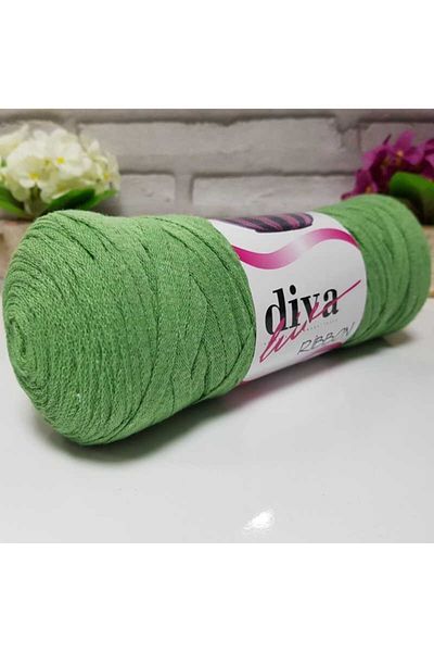 Diva İplik Diva Ribbon 1969 Μήλο Πράσινο