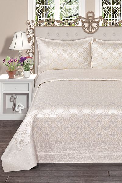 BİRHOME Διπλό κάλυμμα κρεβατιού Relax Panel (ΚΡΕΜ)