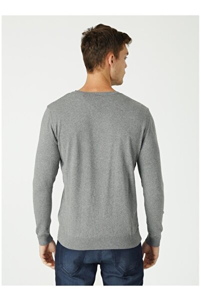 U.S. Polo Assn. Γκρι ανδρικό πουλόβερ