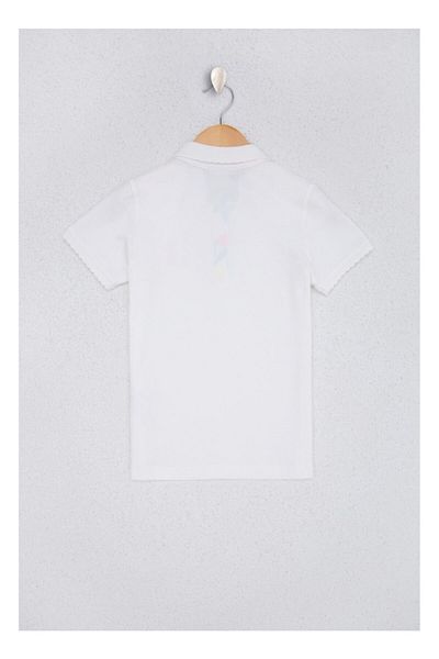 U.S. Polo Assn. Κοριτσίστικο λευκό μπλουζάκι