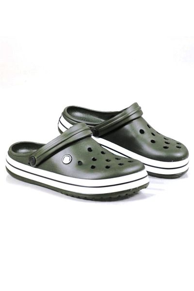 Mater Unisex Χακί Καθημερινές Ορθοπεδικές Παντόφλες