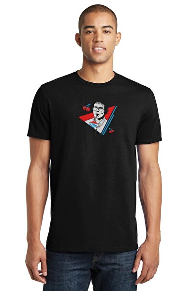 QIVI Stranger Things No Cherry No Deal Štampano Crna muška Pleteno majica T-s...
