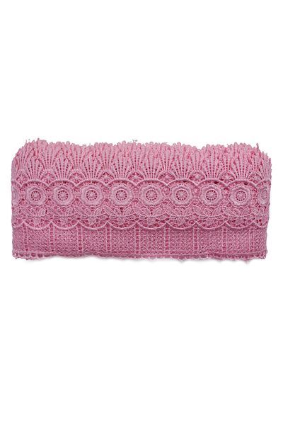 Lora Wedding 9m Pink Colored Guipure