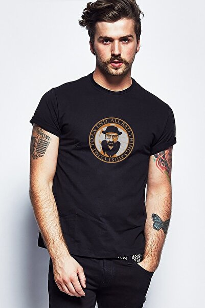 QIVI Breaking Bad Štampano crna muška Pleteno majica T-shirt