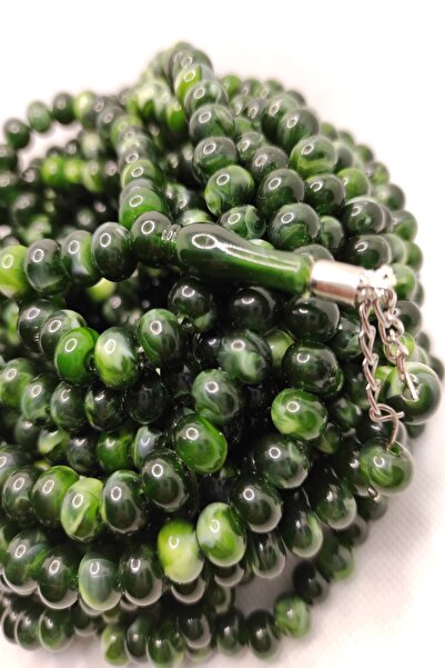 TesbihART Akrilik 1000'lik Alaca Yeşil Zikir Tesbih