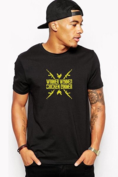 QIVI Pobednička AK 47 Štampano crna muška Pleteno majica T-shirt T-shirt majica