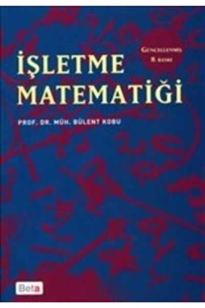 Beta Yayınevi Işletme Matematiği