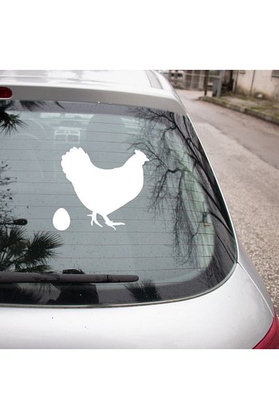 MIGNATIS Autocolant Pui Depunător Pastă Pentru Vehicul Și Perete 45 Cm - Alb
