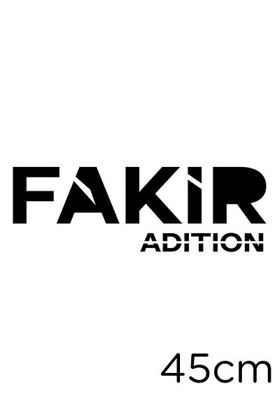 MIGNATIS Fakir Adition Text Autocolant pentru Vehicul și Perete 45 Cm - Negru
