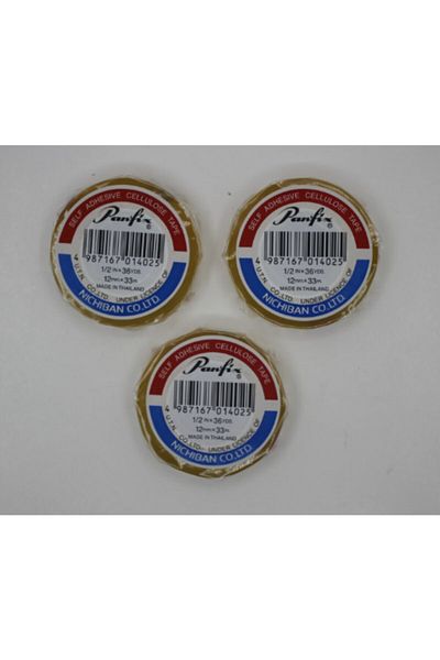 Panfix Transparent Tape 12 X 33 Mt (3pcs)