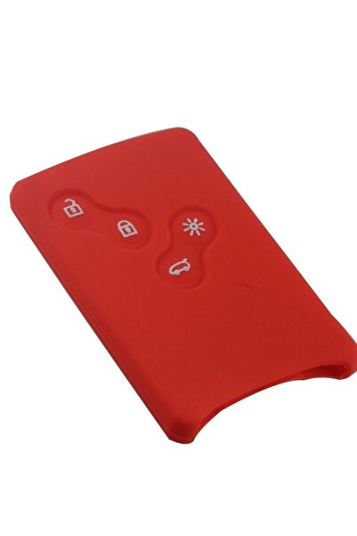 İKTUNING Renault Clio Megane 2-3 Scenic Silicone Key Case(Red)
