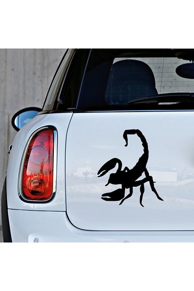New Jargon Autocolant Scorpion cu mișcare lentă Lipire 45 cm - Negru