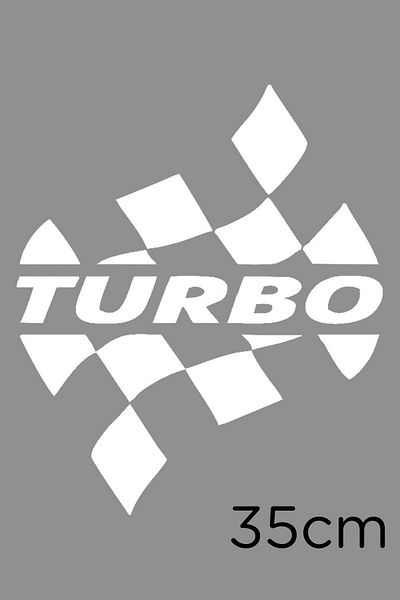 New Jargon Autocolant în formă de tablă în carouri cu litere de turba pentru vehicul și perete 35 cm - alb
