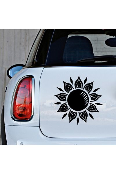 New Jargon 45cm Day Lover Flower Sticker - Paste Black Label