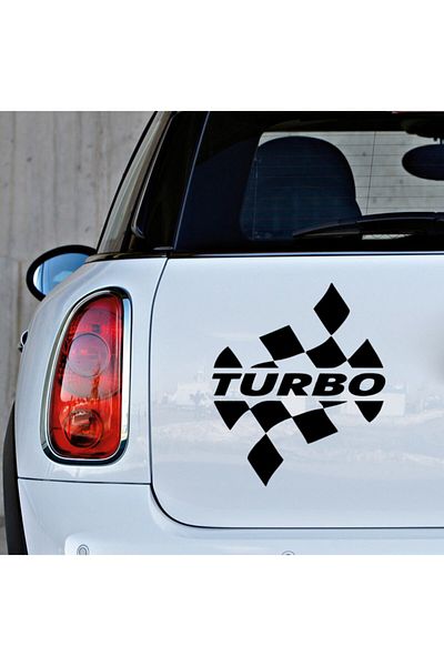 New Jargon Autocolant în formă de tablă în carouri cu litere de turba pentru vehicul și perete 45 cm - negru