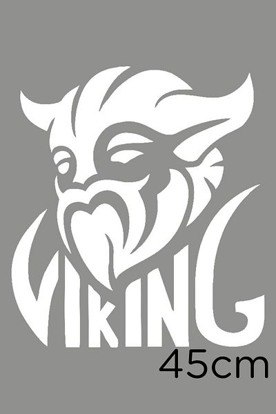 New Jargon Autocolant Vikin Written Vikings Paste 45cm - Alb