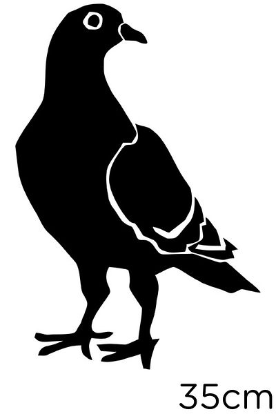 New Jargon Autocolant Paste Long Dove 35cm - Negru