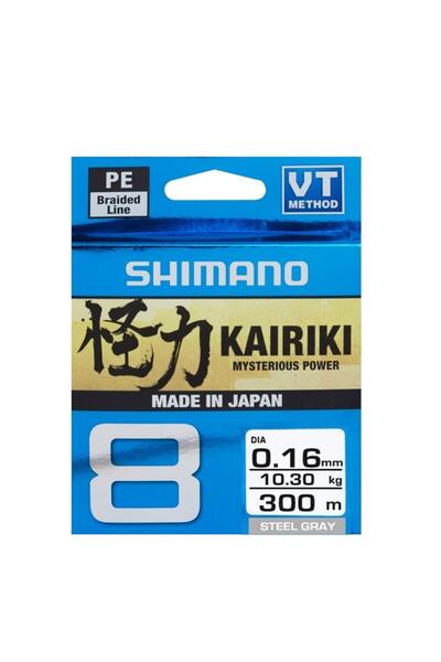 Shimano كايريكي 8 300 م رمادي فولاذي 0.215 ملم/20.8 كجم