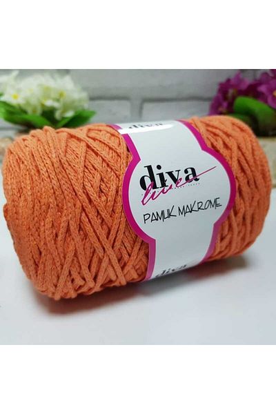 Diva İplik Diva Cotton Macrame 979 Πορτοκάλι