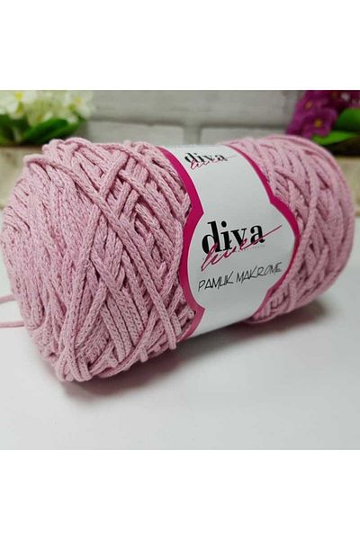 Diva İplik Diva Cotton Macrame 2130 Powder Pink