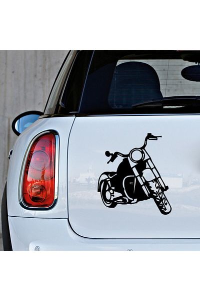 New Jargon Autocolant pentru motor Nobilitate cu un singur far 35cm - Negru