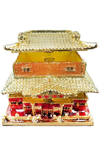 Acar Süs Hediyelik Şato Ve Altın Kutusu Pk:1 Kl:80 En:5cm Boy:6cm