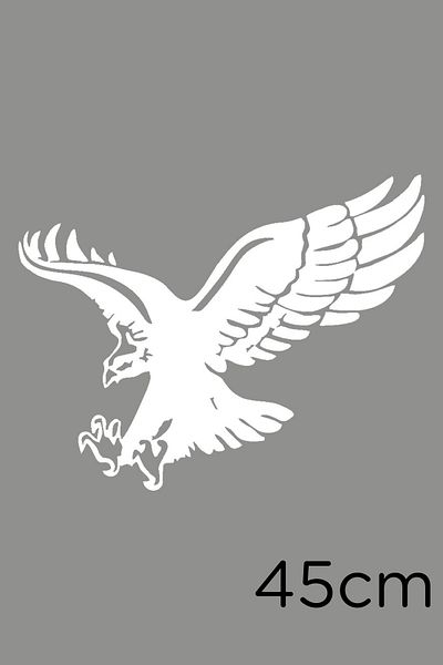 New Jargon Eagle Trying to Konmaya Sticker Paste 45cm - Alb