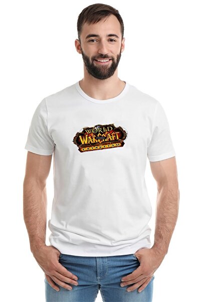 QIVI World Of Warcraft Cataclysm Štampano Beli Muškarci Pleteno Majica T-shir...