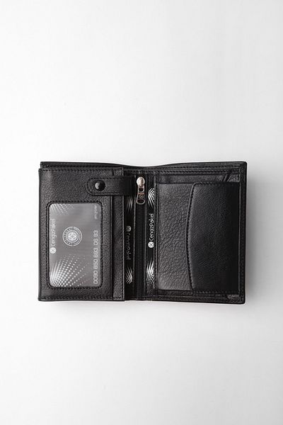 CENGİZ PAKEL Men's Black Genuine Leather Wallet 13c6p90t