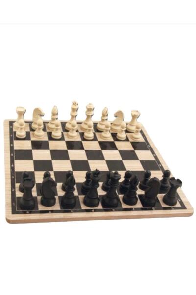 Brother Toys Wooden Chess - Jenga Tell Me 3 Piece Game Set