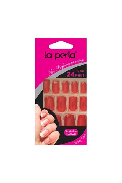 La Perla 5059 Fake Nails Red