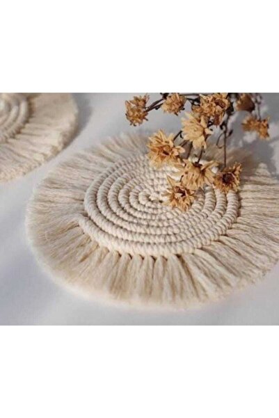 Farnia قاعدة أكواب مكرامية كريمية 4 قطع