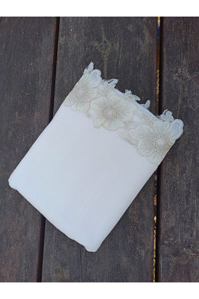 Çeyiz Bahçesi Βελούδινη πετσέτα Papatya French Laced 50&90
