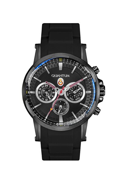 Quantum Unisex Siyah Galatasaray Kol Saati G877.661