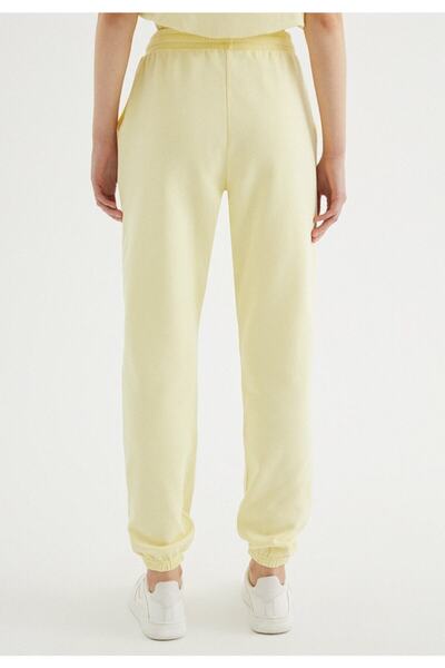 WESTMARK LONDON Kadın Sarı Regular Fit Eşofman Altı Enjoy Cuffed