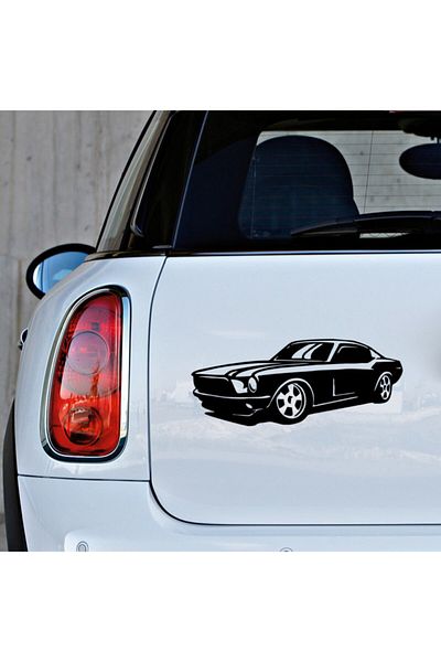 New Jargon Autocolant pentru vehicul Mustang cu o singură ușă 35 cm
