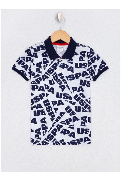 U.S. Polo Assn. Λευκό μπλουζάκι για αγόρι