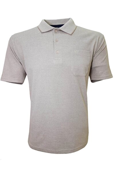 SİMENTİ Ανδρικό κλασικό κοντομάνικο μπλουζάκι με γιακά Με τσέπες -4413