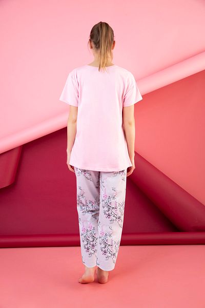 STRAWBERRY COTTON PRINTED PAJAMA SET