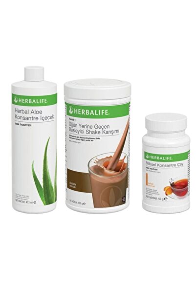 Herbalife Başlangıç Seti Alovera Vanilyali Shake Cay Klasik