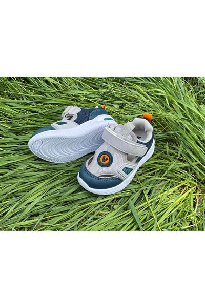 Vicco Unisex Baby Gray Orthopedic Sole Summer Casual Sports Shoes