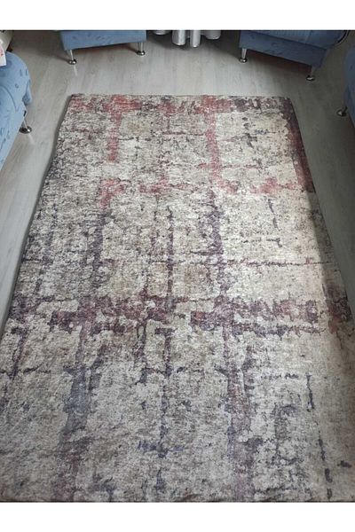 ESPİCAL HOME Elastic Carpet Cover Made of Soft Velvet Fabric