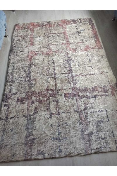 ESPİCAL HOME Elastic Carpet Cover Made of Soft Velvet Fabric