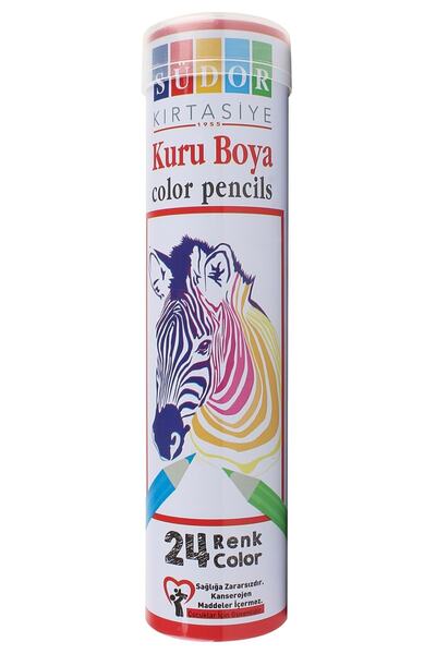 Südor Kuruboya Kalem Seti 24 Lü Teneke Kutu