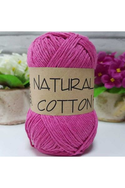 Diva İplik Diva Natural Cotton 2244 Σκούρο Ροζ