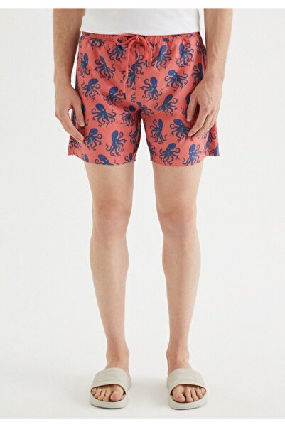 WESTMARK LONDON Men's Red Regular Fit Sea Shorts