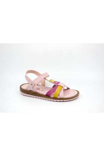 Zerhan Κοριτσίστικα ροζ πέδιλα Velcro Wendy 24
