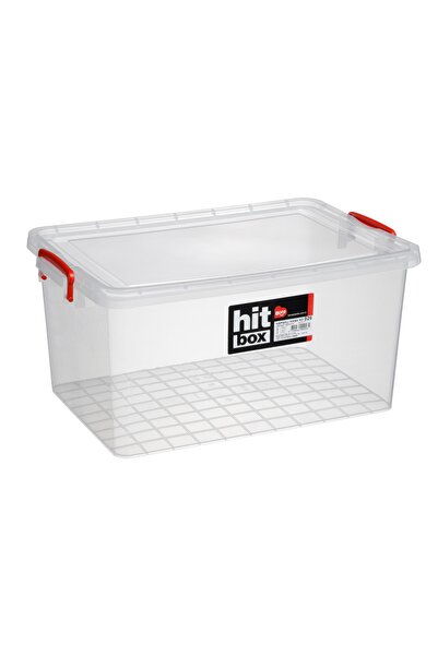 Bora Plastik Hit Box Gıdaya Uygun Kapaklı Kasa No:926 – 14,3 Lt Bo926 Şeffaf